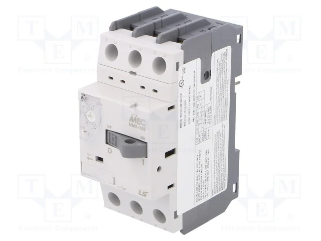 Disjuntor de motor, 15kW, 220&divide;690VAC, para trilho.