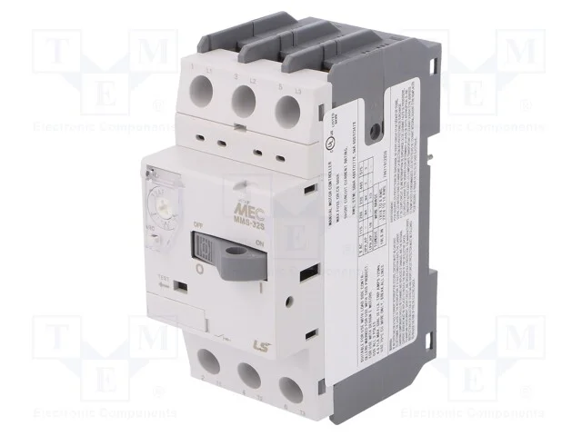Disjuntor de motor, 1,5kW, 220&divide;690VAC, para trilh.