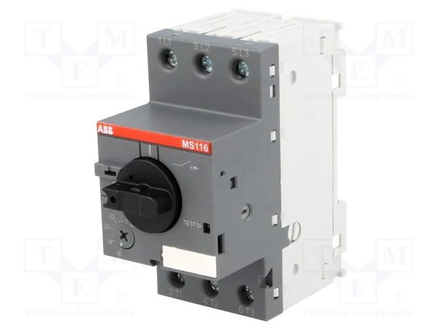 Disjuntor de motor, 0,75kW, 208&divide;690VAC, para tril.