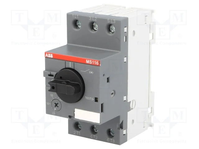 Disjuntor de motor, 1,5kW, 208&divide;690VAC, para trilh.