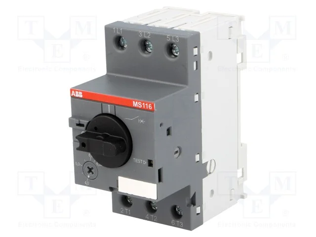Disjuntor de Motor, 2,2kw, 208&divide;690vac, para Trilho Din, Ip20