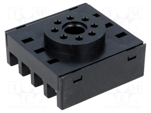 Acess.Para Rel&eacute;s: Base, Pin: 8, No Painel, 6a, 250vac, Octal