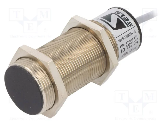 Sensor: Indutivo, Out: Pnp / No, 0&divide;10mm, 10&divide;30vdc, M30, Ip67, 200ma
