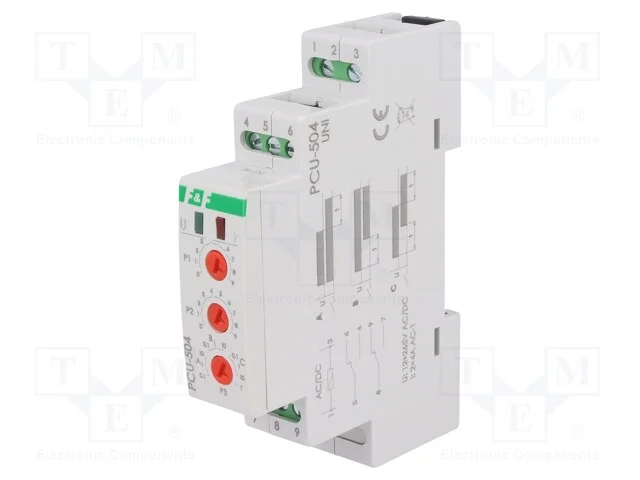 Rel&eacute; Temporizado, 0,1&divide;10min, Dpdt, 250vac/4a, Uten: 12&divide;264vac