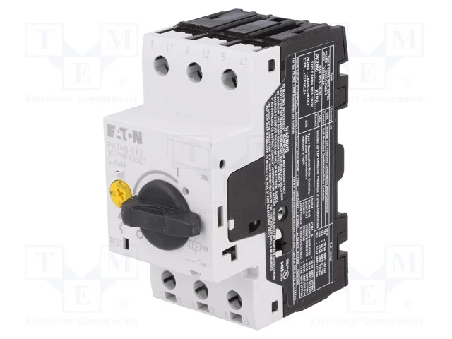 Disjuntor de motor, 0,12kW, 220&divide;690VAC, para tril.