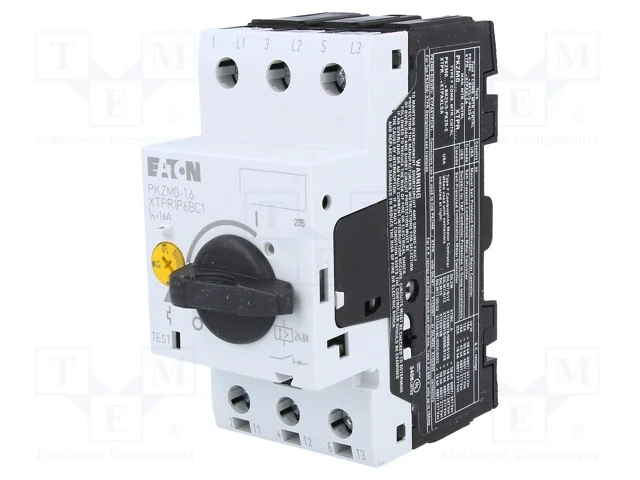 Disjuntor de Motor, 0,55kw, 220&divide;690vac, para Trilho Din, Ip20