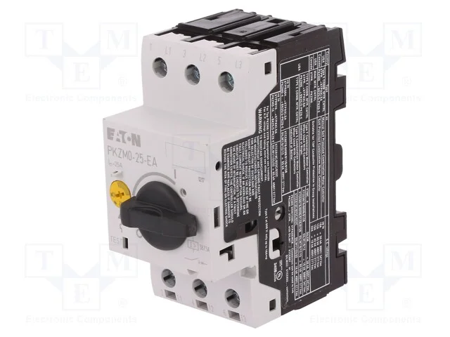 Disjuntor de Motor, 12,5kw, 220&divide;690vac, para Trilho Din, Ip20