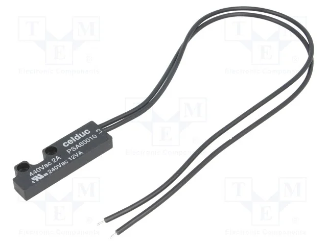Reed switch, 51x16x7mm, Conex&otilde;es: cabo 0,35mm, Co.
