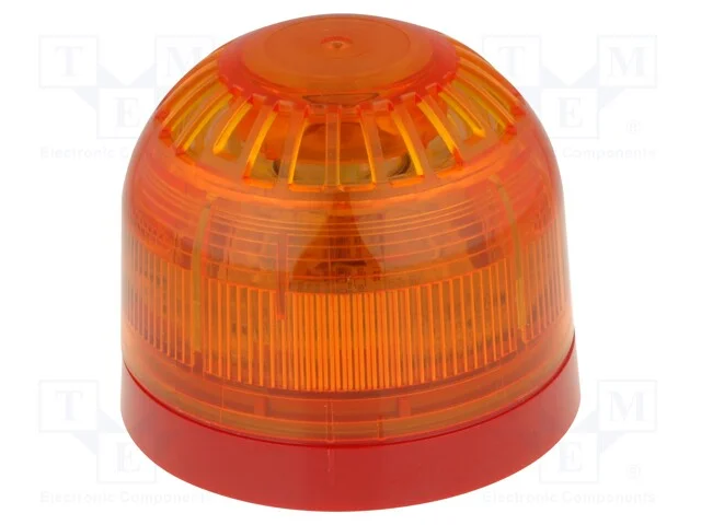 Sinalizador: Sonoro- F&ocirc;nico, 17&divide;60vdc, Led, Vermelho, Ip21, 106db