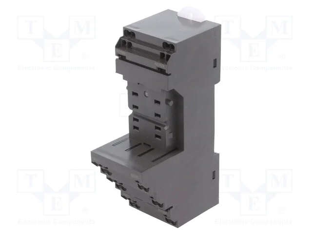 Acess.Para Rel&eacute;s: Base, Pin: 8, para Trilho Din, H3yn-2