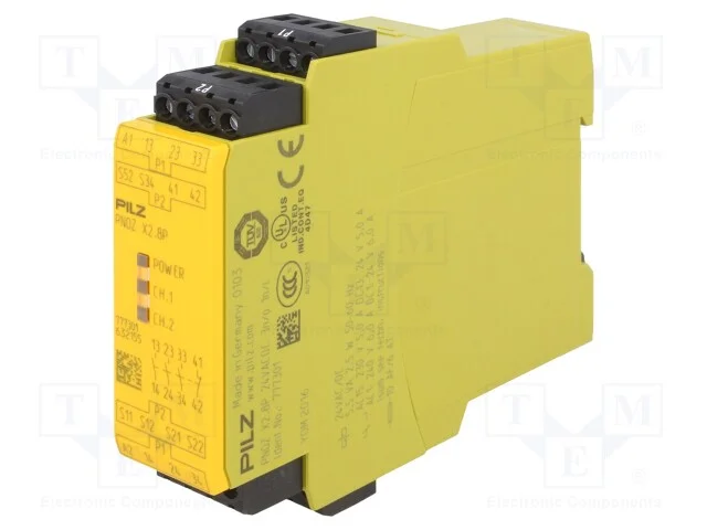 M&oacute;dulo: Rel&eacute; de Seguran&ccedil;a, Pnoz X2.8p, Uten: 24vac, Uten: 24vdc