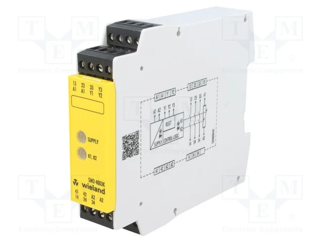 M&oacute;dulo: Rel&eacute; de Seguran&ccedil;a, 24vdc, Contatos: Nc + No X3, -25&divide;55c
