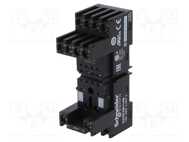 Acess.Para Rel&eacute;s: Base, Pin: 14, para Trilho Din, 10a, 250vac