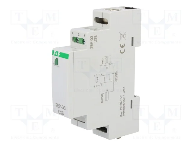 Indutor: Separador de Sinais, para Trilho Din, Ip20, -25&divide;40c