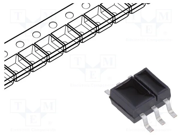 Sensor: Acoplador &Oacute;ptico, Larg.Ranhuras: 3,4mm, 16v