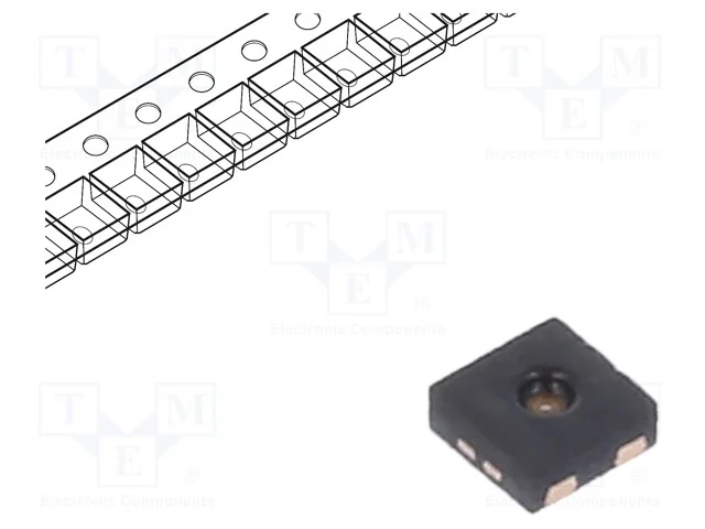 Sensor: Temperatura e Humidade, 0&divide;100%Rh, -40&divide;125c, 1,08&divide;3,6vdc