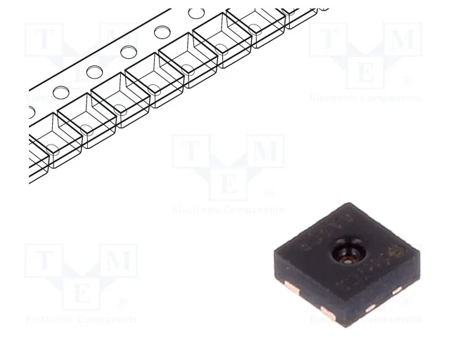 Sensor: Temperatura e Humidade, 0&divide;100%Rh, -40&divide;125c, -0,3&divide;4vdc
