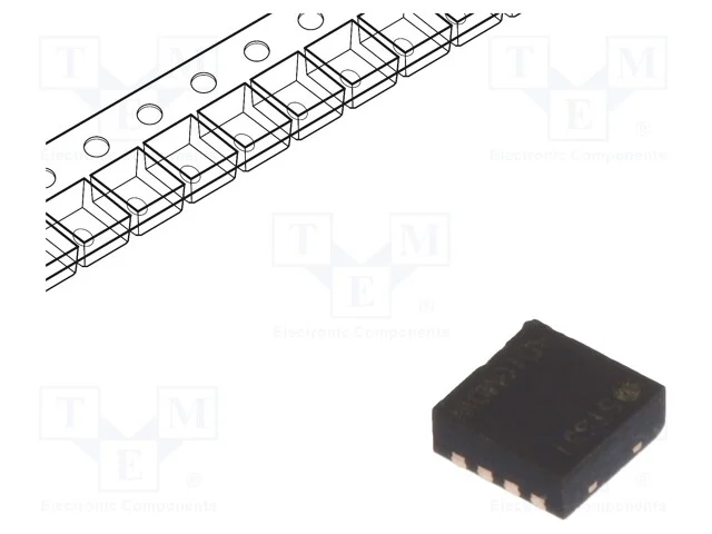 Sensor: Temperatura, 2,4&divide;5,5vdc, Propriedades: Aec-Q100, Dfn8, Sts