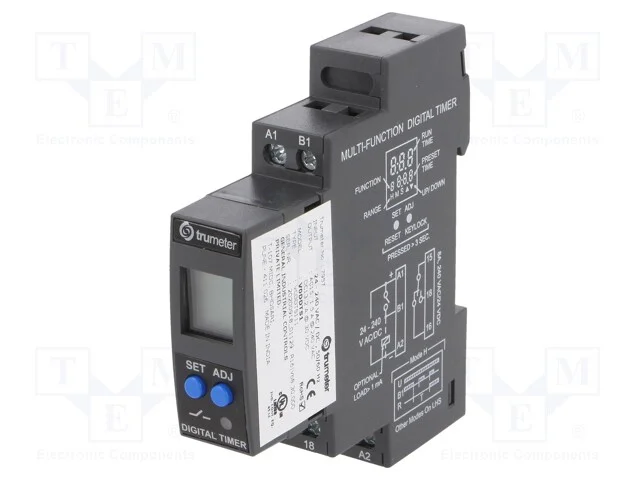 Rel&eacute; temporizado, &Acirc;mbito: 0,1s&divide;999h, SPDT, 24&divide;240.