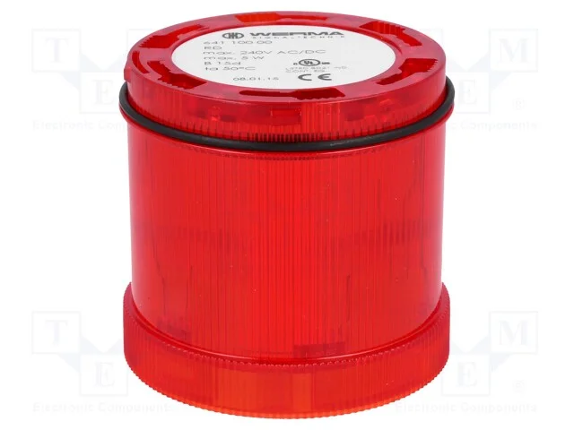 Sinalizador: Luminoso, L&acirc;mpada Ba15d, Vermelho, 12&divide;240vdc, Ip65