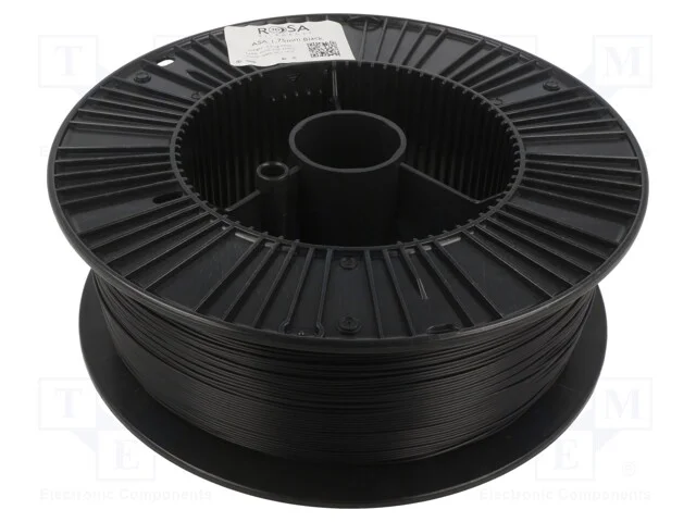Filamento: ASA, 1,75mm, preta, 220&divide;250C, 2,5kg