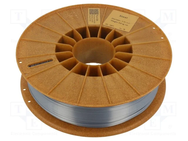 Filamento: PLA SILK, 1,75mm, a&ccedil;o, 195&divide;225C, 800g