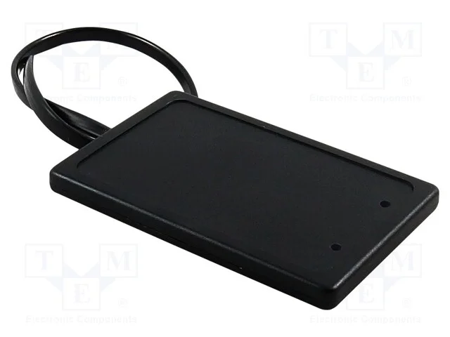 Leitor Rfid, 7&divide;32v, 1-Wire,Rs232,Uart,Wiegand, 54x85x7mm, Preta