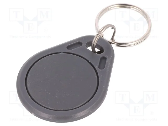 Porta-Chaves Rfid, Iso 11784/5,T5577, Pl&aacute;stico, Cinzenta, 125khz