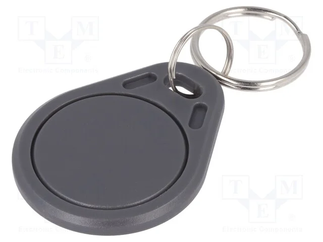 Porta-chaves RFID, ISO/IEC14443-3-A, pl&aacute;stico, ci.