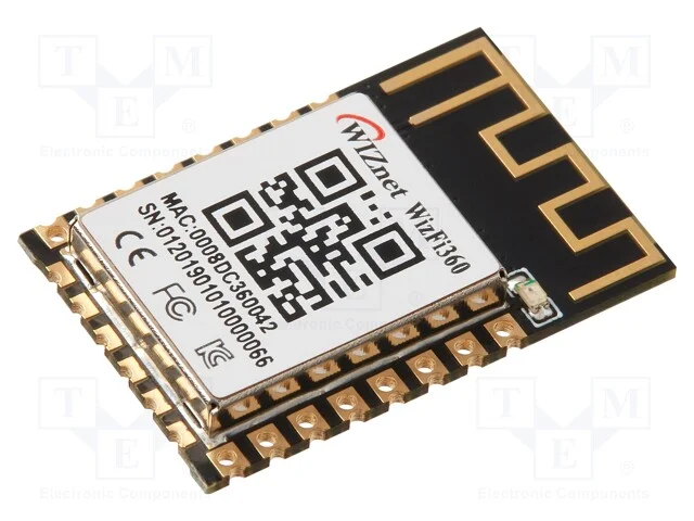 M&oacute;dulo: WiFi; UART; SMD,THT; 24x16x3mm; 2Mbps