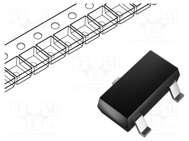 Sensor: Campo Magn&eacute;tico, 0,8&divide;2mt, 1,6&divide;3,5vdc, 200mv&divide;1,6v, A35, Smt
