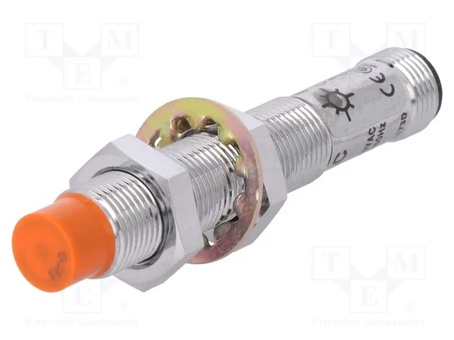 Sensor: Indutivo, Cobertura: 0&divide;4mm, 85&divide;264vac, Out: 2-Fios Nc, M12