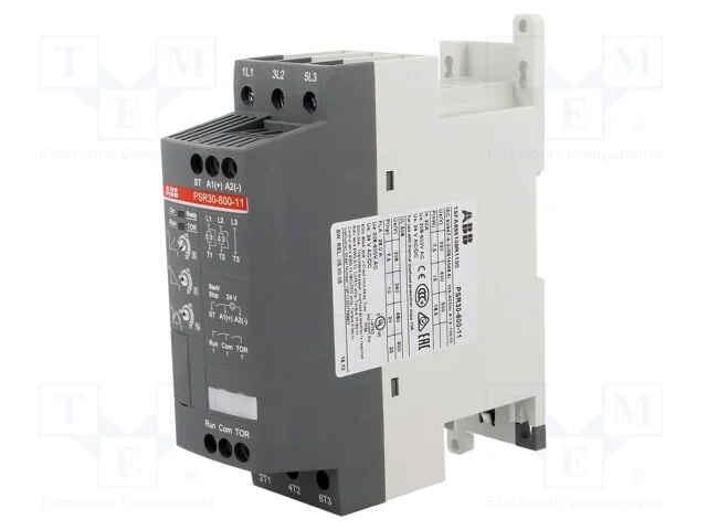 M&oacute;dulo: Softstart, Uten: 208&divide;600vac, para Trilho Din, 15kw, 30a