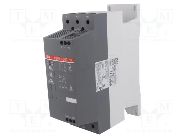 M&oacute;dulo: Softstart, Uten: 208&divide;600vac, para Trilho Din, 30kw, 60a