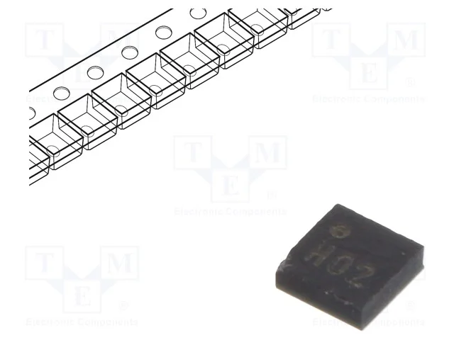 Sensor: campo magn&eacute;tico, 1,7&divide;5,5VDC,3VDC, 100Hz, .