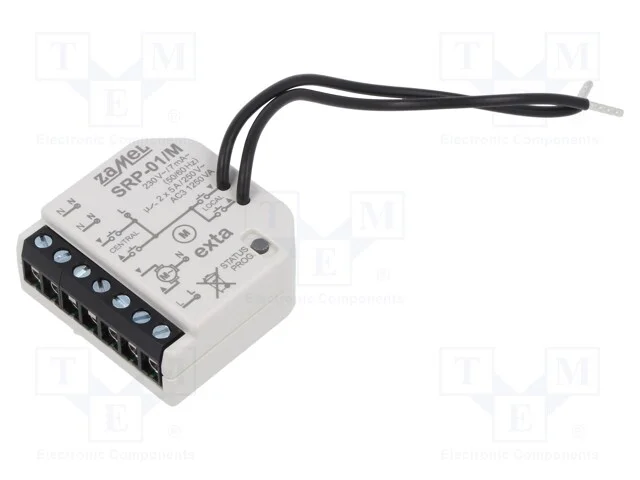 Controlador de estores exter; Smart Home; em caixa de jun&ccedil;&atilde;o