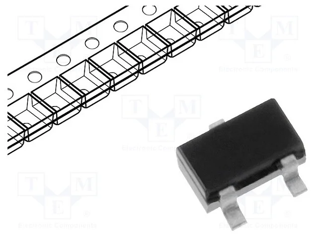 Sensor: Halla, Unipolar, Sot23, 240&divide;460gs, Uten: 3&divide;24vdc