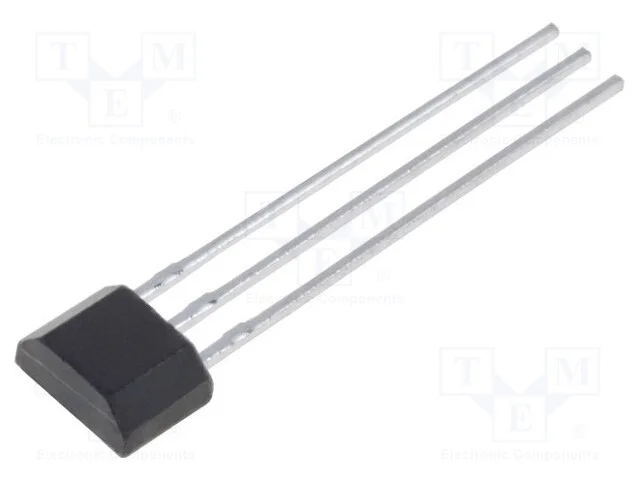 Sensor: Halla, unipolar, TO92, 45&divide;205Gs, Uten: 3&divide;.