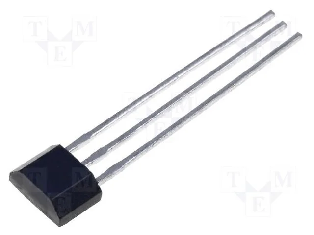 Sensor: Halla, unipolar, TO92, 25&divide;260Gs, Uten: 2,.