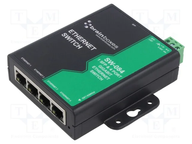 Switch Ethernet, n&atilde;o gerido, N&uacute;mero de portos: 5,.