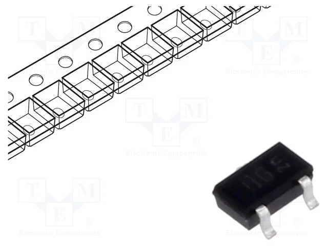 Sensor: Halla, Unipolar, Sc59, 5&divide;13,5mt, Uten: 2,7&divide;18vdc, Smt