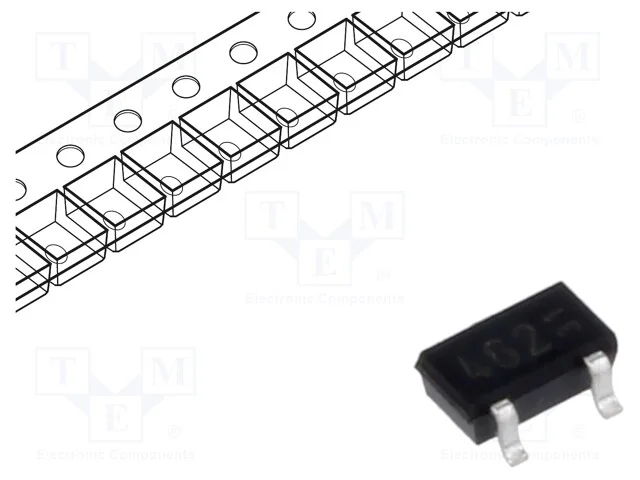 Sensor: Halla, com Trinco, Sc59, -3,5&divide;3,5mt, Uten: 2,7&divide;18vdc, Smt