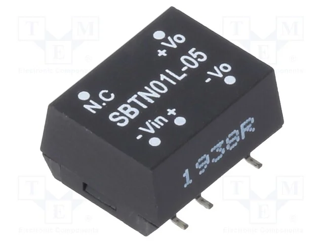 Indutor: Dc/Dc, 1w, Uent: 4,5&divide;5,5v, Usai: 5vdc, Isai: 20&divide;200ma, Smd