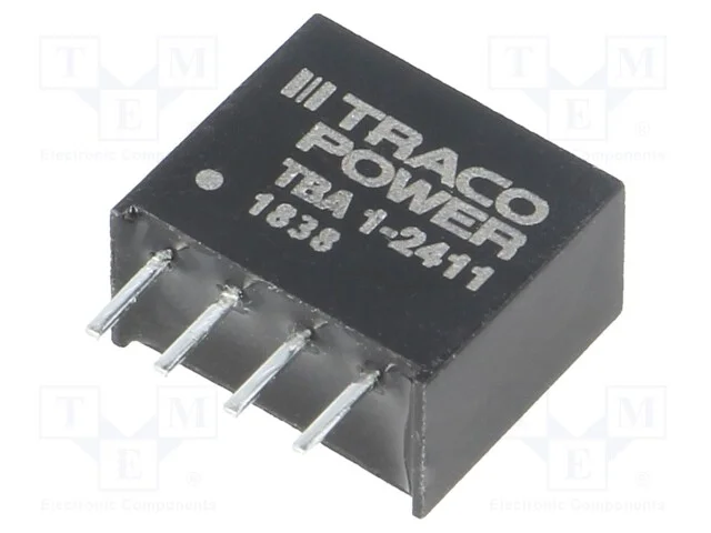 Indutor: Dc/Dc, 1w, Uent: 21,6&divide;26,4v, Usai: 5vdc, Isai: 200ma, Sip4