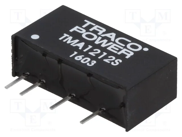 Indutor: Dc/Dc, 1w, Uent: 10,8&divide;13,2v, Usai: 12vdc, Isai: 80ma, Sip