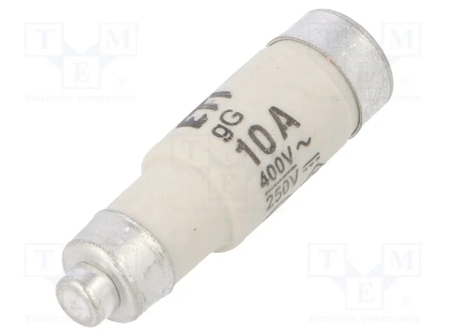 Fus&iacute;vel: Baixa Tens&atilde;o, Gg, 10a, 400vac, 250vdc, Cer&acirc;mico, D01, D0