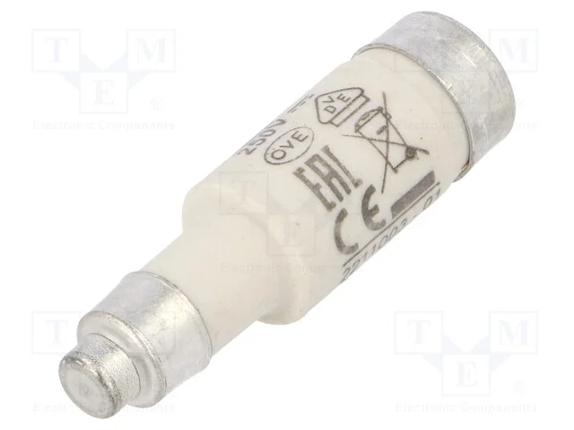 Fus&iacute;vel: baixa tens&atilde;o, gG, 6A, 400VAC, 250VDC, ce.