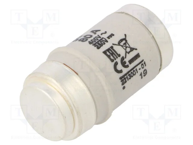 Fus&iacute;vel: Baixa Tens&atilde;o, Gg, 80a, 400vac, 250vdc, Cer&acirc;mico, D03, D0