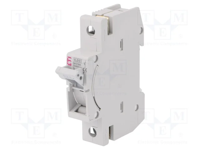 Interruptor de Fus&iacute;vel, D01, para Trilho Din, 16a, 230/400vac