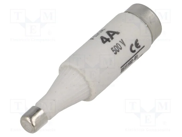 Fus&iacute;vel: baixa tens&atilde;o, r&aacute;pido, 4A, 500VAC, 500VDC.
